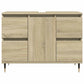 Bathroom Cabinet Sonoma oak Engineered wood, iron Medium