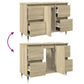 Bathroom Cabinet Sonoma oak Engineered wood, iron Medium