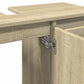Bathroom Cabinet Sonoma oak Engineered wood, iron Medium