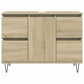 Bathroom Cabinet Sonoma Oak Engineered wood, iron