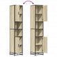 Bathroom Cabinet Sonoma oak Engineered Wood Tall Bathroom Cabinet