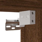 Bathroom Furniture Set Brown Oak Engineered wood, metal Standard