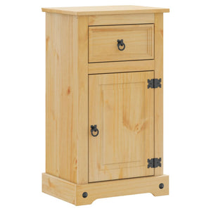 Bathroom Cabinet Honey wax Solid pine wood, engineered wood, metal