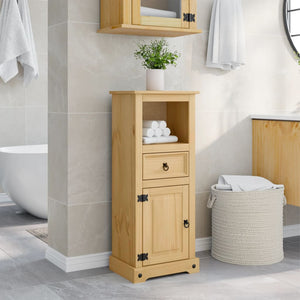 Bathroom Cabinet Honey Solid Pine Wood Bathroom Cabinet