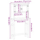 Washing Machine Cabinet Honey