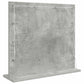 Vanity Mirror with LED Lights Concrete Grey 60x55x18 cm