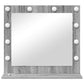 Vanity Mirror with LED Lights Grey Sonoma 60x55x18 cm