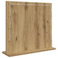 Vanity Mirror with LED Lights Artisan Oak 60x55x18 cm