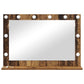 Vanity Mirror Old wood Solid Reclaimed Wood and Glass