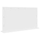 Vanity Mirror with LED Lights White 100x55x18 cm