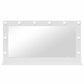 Vanity Mirror with LED Lights White 100x55x18 cm