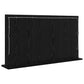 Vanity Mirror with LED Lights Black Oak 100x55x18 cm