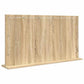 Vanity Mirror Sonoma Oak MDF, Glass 39.4 x 21.7 x 7.1 in