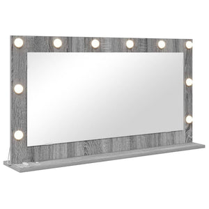 Vanity Mirror Grey sonoma Particle Board, Glass