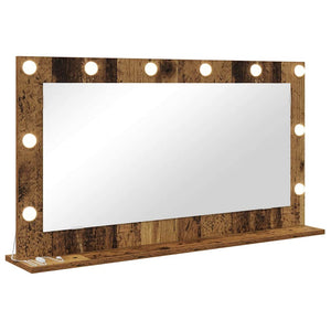 Vanity Mirror Old wood Wood and Glass 39.4 x 21.7 x 7.1 in Mirror