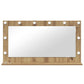 Vanity Mirror Artisan oak Wood and glass 39.4 x 21.7 in