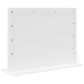 Vanity Mirror with LED Lights White 23.6x17.7x7.1 in