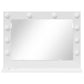 Vanity Mirror with LED Lights White 23.6x17.7x7.1 in