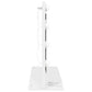 Vanity Mirror with LED Lights White 23.6x17.7x7.1 in