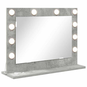 Vanity Mirror Concrete grey Concrete Medium Decorative Inlays