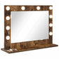 Vanity Mirror Smoked oak Wood, Glass 23.6 x 17.7 x 7.1 in Mirror