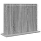 Vanity Mirror Gray Sonoma MDF, Glass 23.6 x 17.7 x 7.1 in