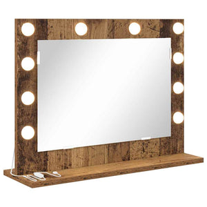 Vanity Mirror Old wood Wood 23.6 x 17.7 x 7.1 in Mirror