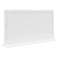 Vanity Mirror with LED Lights White 80x45x18 cm