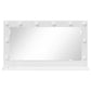 Vanity Mirror with LED Lights White 80x45x18 cm