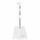 Vanity Mirror with LED Lights White 80x45x18 cm