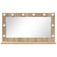Vanity Mirror Sonoma oak Engineered wood, Glass