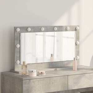 Vanity Mirror Concrete grey Concrete 31.5 x 17.7 x 7.1 in Mirror