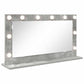 Vanity Mirror Concrete grey Concrete 31.5 x 17.7 x 7.1 in Mirror