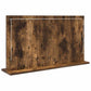 Vanity Mirror Smoked Oak, Silver Wood, Glass 31.5 x 17.7 in