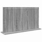 Vanity Mirror Gray Sonoma Particle Board, Glass
