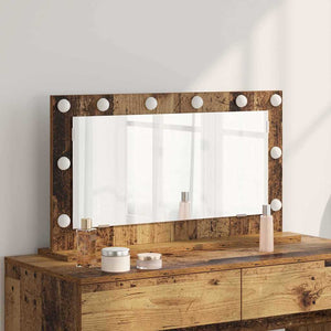 Vanity Mirror Old wood Wood, Glass 31.5 x 17.7 x 7.1 in Mirror