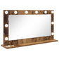 Vanity Mirror Old wood Wood, Glass 31.5 x 17.7 x 7.1 in Mirror