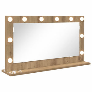 Vanity Mirror Artisan Oak Particle Board 31.5 x 17.7 x 7.1 in
