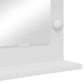 Vanity Mirror with LED Lights White 100x45x18 cm