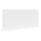 Vanity Mirror with LED Lights White 100x45x18 cm