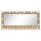 Vanity Mirror with LED Lights Sonoma Oak 100x45x18 cm