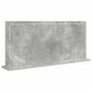 Vanity Mirror with LED Lights in Concrete Grey 100x45x18 cm