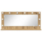 Vanity Mirror with LED Lights Artisan Oak 100x45x18 cm