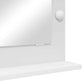 Vanity Mirror with LED Lights White 70x50x18 cm