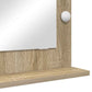 Vanity Mirror Sonoma oak MDF, Glass 27.6 x 19.7 x 7.1 in Mirror