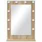 Vanity Mirror Sonoma oak MDF, Glass 27.6 x 19.7 x 7.1 in Mirror