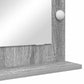 Vanity Mirror Gray Sonoma Particle board, Glass