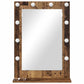 Vanity Mirror Old wood Solid Wood 27.6 x 19.7 x 7.1 in Mirror