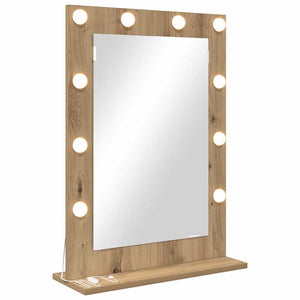 Vanity Mirror Artisan Oak Wood 27.6 x 19.7 x 7.1 in Vanity Mirror