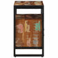 Bathroom Sink Cabinet Reclaimed Wood Medium Leather Rectangular